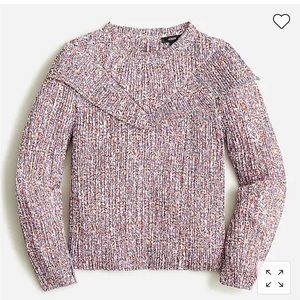 Brand new with tags J Crew crinkle chiffons v- detail top on floral fields